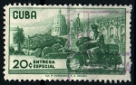 Sellos de America - Cuba -  Cartero motorizado