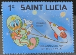 Stamps Saint Lucia -  Dibujos Animados Pato Donald