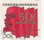Sellos de Europa - Checoslovaquia -  Vladimir Lenin (1870-1924)