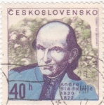 Stamps Czechoslovakia -  Andrej Sládkovič (1820-1872)