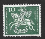 Stamps Germany -  823 - San Jorge Patrón de los Boy Scouts