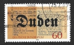 Stamps Germany -  1325 - Centenario del Diccionario de Lengua Alemana de Konrad Duden