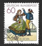 Sellos de Europa - Alemania -  1350 - Trajes Típicos Norte de Alemania