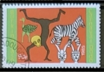 Sellos de Africa - Burkina Faso -  Animales estilizados