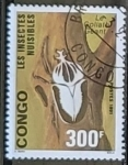 Stamps : Africa : Democratic_Republic_of_the_Congo :  Insectos - Escarabajo