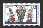 Stamps Germany -  1574 - Marionetas