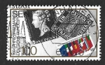 Stamps Germany -  1614 - 150 Aniversario de los Primeros Sellos Postales