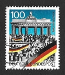 Stamps Germany -  1618 - I Aniversario de la Apertura del Muro de Berlín