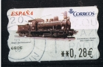 Sellos de Europa - Espa�a -  Museo del Ferrocarril Locomotora y tender   año 1900-1901