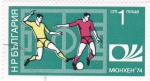 Stamps Bulgaria -  CAMPEONATO MUNDIAL DE FUTBOL MUNICH'74