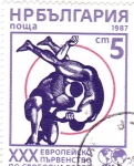 Stamps Bulgaria -  lucha