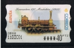 Stamps : Europe : Spain :  Locomotora  120  Madrileña  año  1851