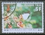 Stamps : Africa : Comoros :  Flores - White Butterfly 