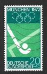 Stamps Germany -  B447 - JJOO de Munich 1972