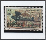 Stamps Spain -  De Havilland