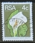 Stamps South Africa -  Flores - Zantedeschia ethiopica
