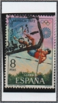 Stamps Spain -  XX Juegos Olímpicos d' Múnich: Salto con Pertiga