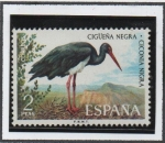 Stamps Spain -  Cigüeña Negra