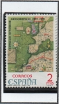 Sellos de Europa - Espaa -  Carta Náutica d' S. XIV