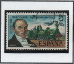 Stamps Spain -  M.Biada y Locomotora