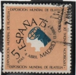 Stamps Spain -  Alegoría d' España /5