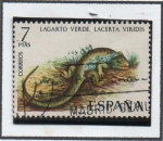 Stamps Spain -  Lagarto Verde