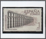 Sellos de Europa - Espa�a -  Roma Hispánica: Acueducto d' Segovia