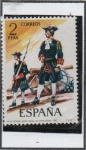 Stamps Spain -  Oficial d' Artilleria