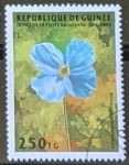 Stamps Guinea -  Flores - Meconopsis betonicifolia