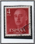 Stamps Spain -  General Franco