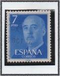 Stamps Spain -  General Franco