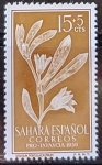 Stamps Spain -  Flores - Sesuvium portulacastrum.