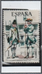 Stamps Spain -  Sargento y Granadero