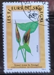 Stamps : Africa : Senegal :  Flores - Cyrtosperma
