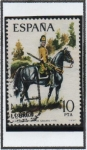 Stamps Spain -  Drago d' Regimiento d' Sagunto