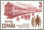 Stamps Spain -  ESPAÑA 1980 2560 Sello Nuevo Utilice Transporte Colectivo Ferrocarril Yvert2206 Scott2200