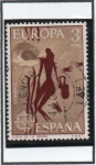 Stamps Spain -  Europa CEPT: Cueva d' l' Araña