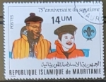 Sellos del Mundo : Africa : Mauritania : 75 aniversario del movimiento Scout