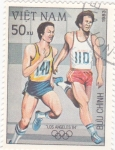 Stamps Vietnam -  OLIMPIADA LOS ANGELES'84