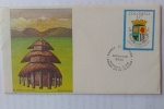Stamps : America : Colombia :  Escudo de Armas de Sogamoso-Suamox Ciudad del Sol-Sello Primer Día de Servicio 14-IX-79.