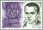 Sellos de Europa - Espa�a -  ESPAÑA 1980 2568 Sello Nuevo Europa CEPT Federico Garcia Lorca Yvert2215 Scott2208