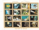 Stamps : Asia : United_Arab_Emirates :  Historia del espacio