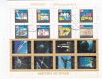 Stamps United Arab Emirates -  Historia del espacio