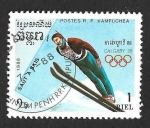 Stamps Cambodia -  836 - JJOO de Invierno. Calgary