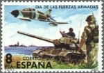 Stamps Spain -  ESPAÑA 1980 2572 Sello Nuevo Dia de las Fuerzas Armadas medios de Combate Yvert2216 Scott2210
