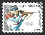 Stamps Laos -  1021 - JJOO de Barcelona y Albertville