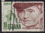Stamps Spain -  ESPAÑA 1980 2574 Sello Centenario de Hellen Keller (1880-1968) Yvert2220 Scott2214