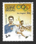 Stamps Guinea Bissau -  490 - JJOO de Verano. Los Ángeles.