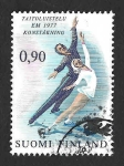 Stamps Finland -  592 - Campeonato Europeo de Patinaje Artístico