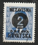 Stamps Croatia -  25 - El Rey Pedro II